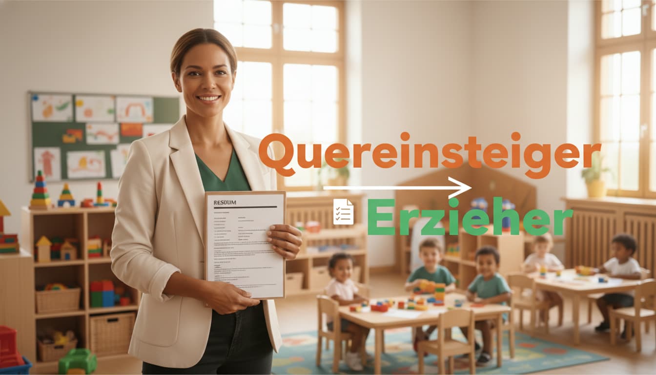 Bewerbung Erzieher Quereinsteiger Muster 2026 – Anschreiben & Lebenslauf