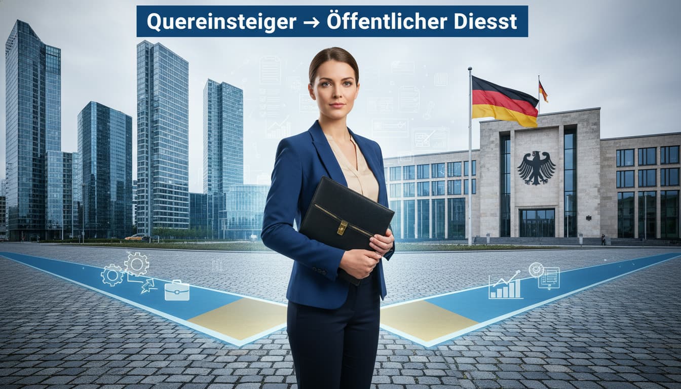 Bewerbung öffentlicher Dienst Quereinsteiger Muster 2026 – Anschreiben & Lebenslauf