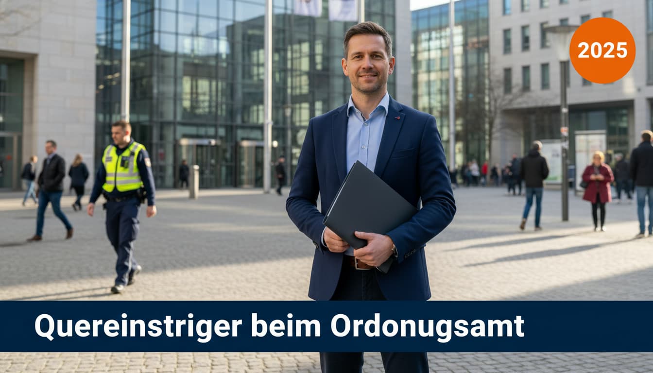 Bewerbung als Quereinsteiger beim Ordnungsamt 2026 – Tipps & Ablauf