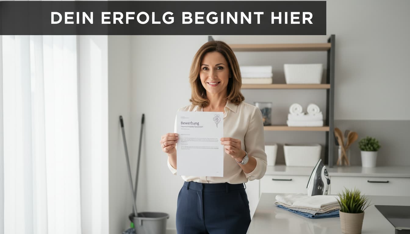 Bewerbungsschreiben Hauswirtschafterin Quereinsteiger – Muster & Tipps 2026