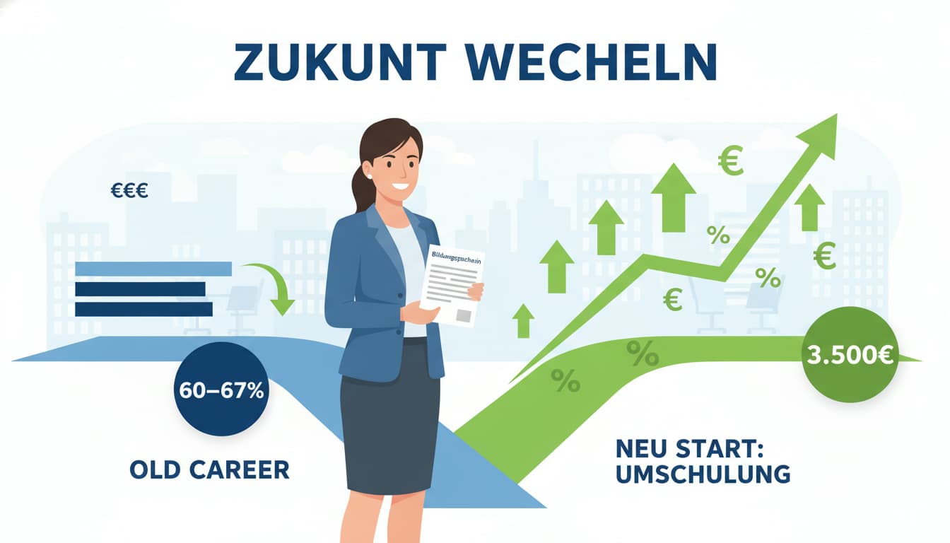 Umschulung Gehalt 2026: Was du während & nach der Umschulung verdienst